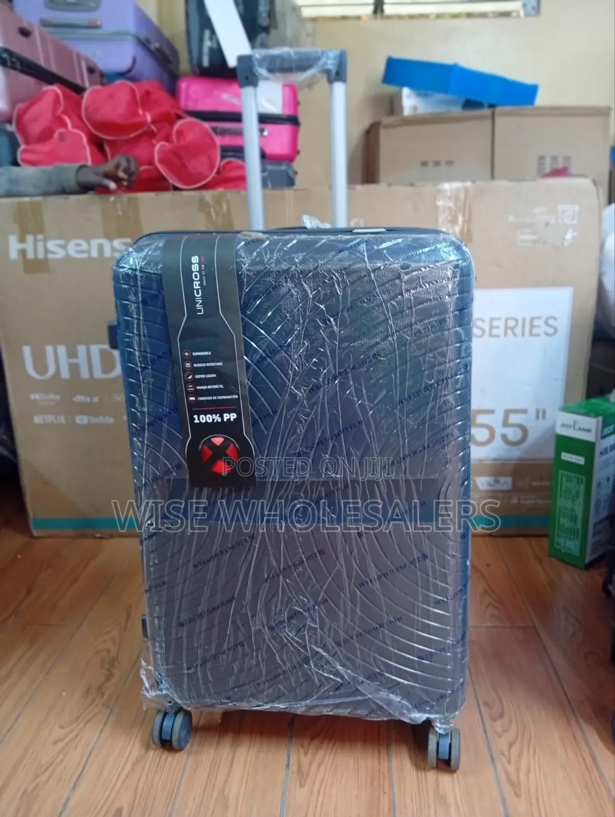 Large Unbreakble Luxurious Rubber Suitcase