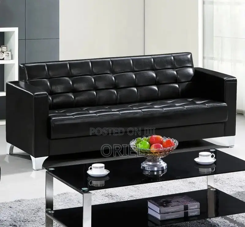Office Sofa : 5-Seater Leather Executive Sofa