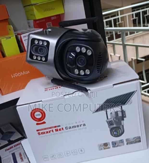 V380 Dual Len 6MP Solar Battery Powered Camera CCTV - main view
