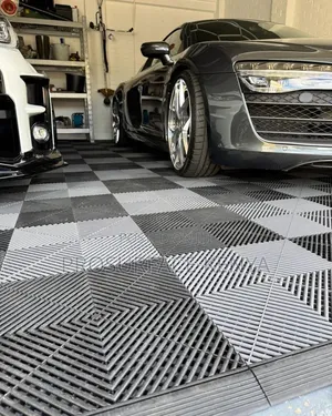 Garage Floor Tiles 18mm | Anti-Slip | 40×40cm