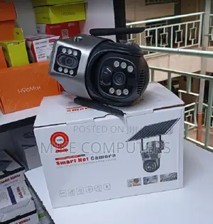 Dual Len 6MP Solar Battery Powered Camera CCTV LTE SIM Card 4G