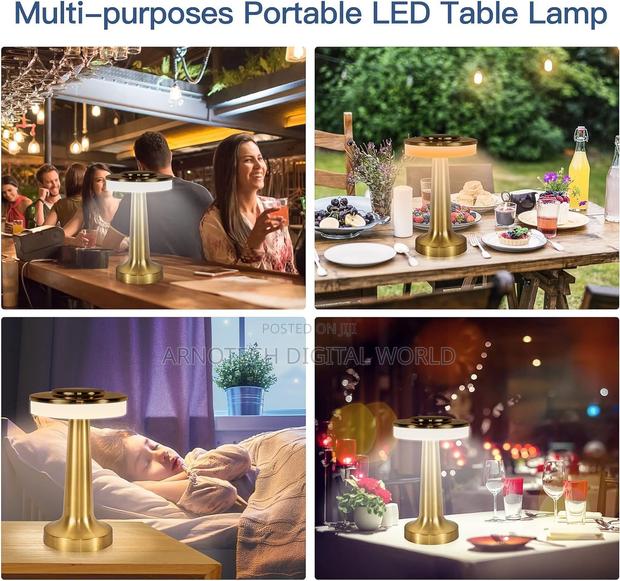 USB Rechargeable LED Table Lamp With in-Built Battery Sensor Control - thumbnail 5
