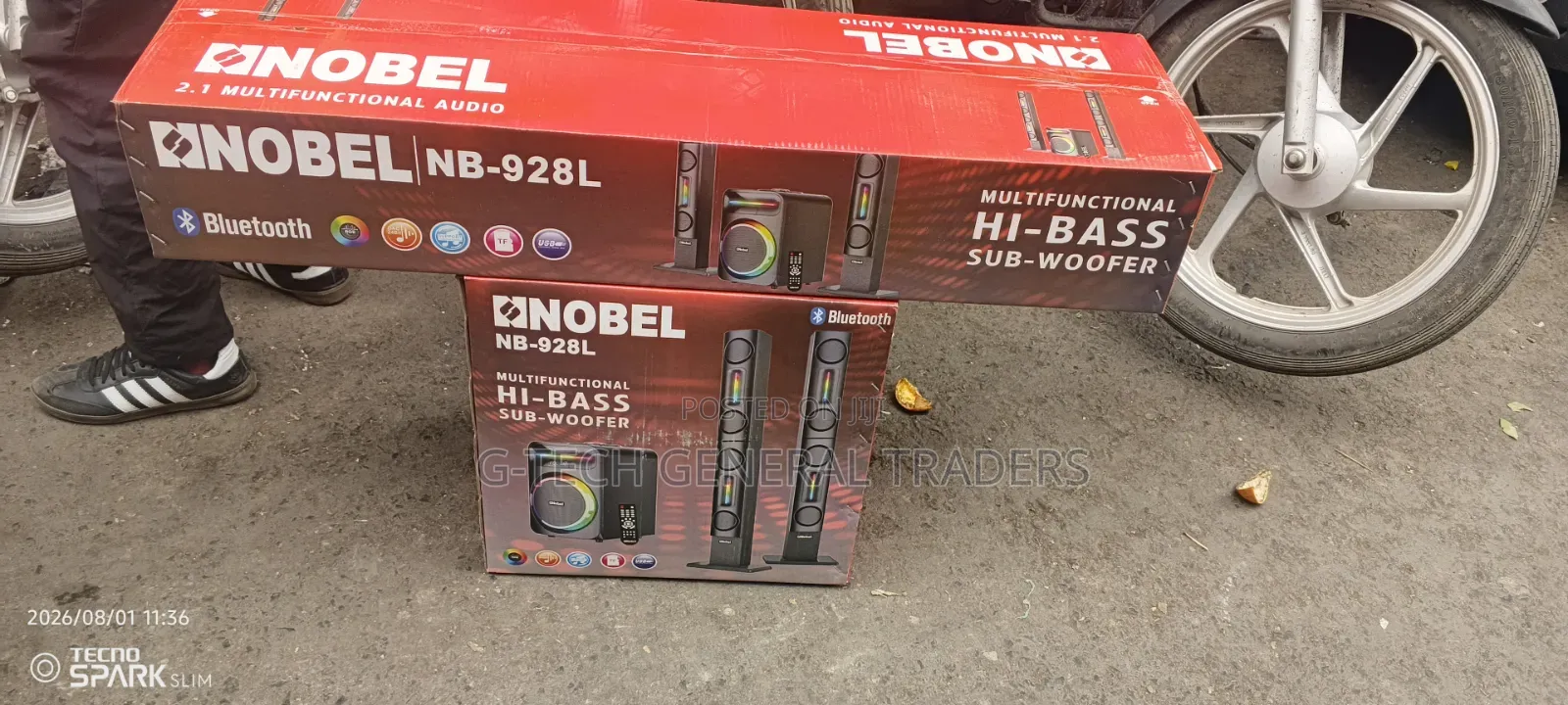 Nobel 2.1 Multifunctional Hi-Bass Subwoofer NB-928L