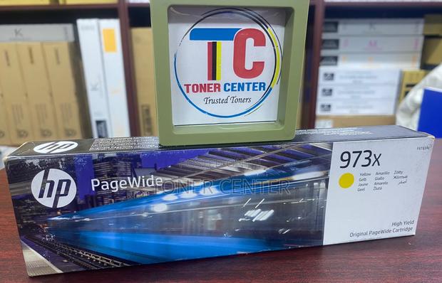 Genuine HP 973X Yellow Ink Cartridge (F6T83AE) – High Yield Original