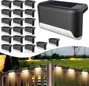 Waterproof LED 8pcs SolarLights for Outdoor Stairs Fence,Pathway