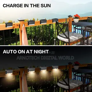 Waterproof LED 8pcs SolarLights for Outdoor Stairs Fence,Pathway