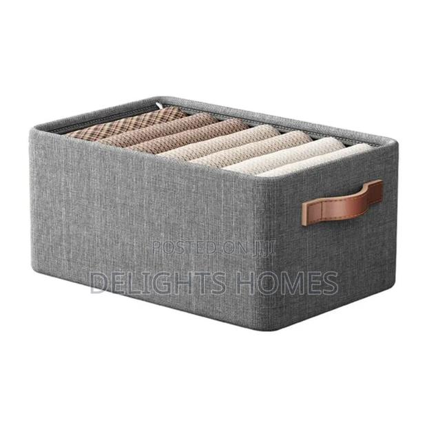 7 Grid Wardrobe Organizer/Foldable Storage Box-Elk - thumbnail 2