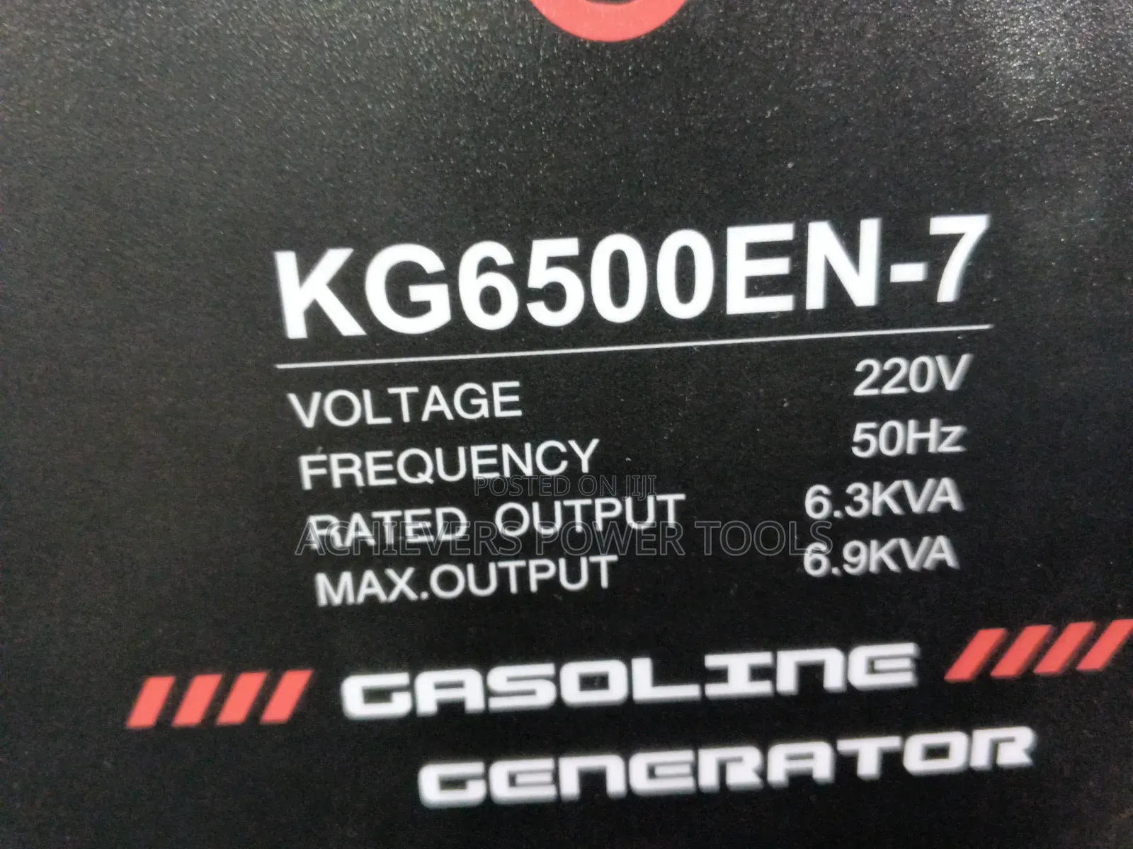 Kronger Germany 6.5 KVA Generator Machine With Key Start
