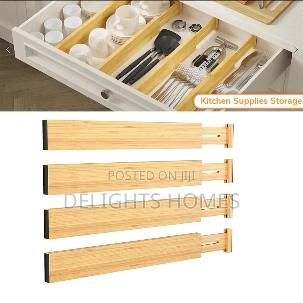 Expandable Bamboo Drawer Dividers-Elk