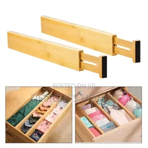 Expandable Bamboo Drawer Dividers-Elk