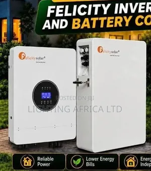 Felicity 6kva Hybrid Inverter 5.12kwh Lithium Battery Combo