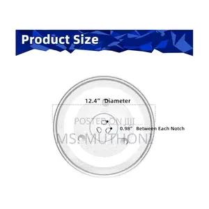 Microwave Turntable Glass Plate Measures 12.4 Inches (315 Mm/31.5 Cm)