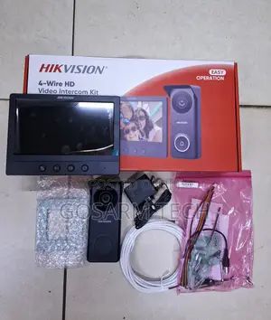 4 Wired Video Intercom System, 7 Inches Video Doorbell