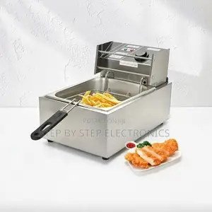 Efficient 4l/6l/10l Electric Single Tank Stainless Steel Deep Fryer