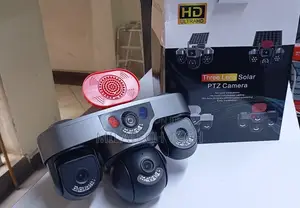Solar Powered Triple Lens 4G Camera With AI Tracking