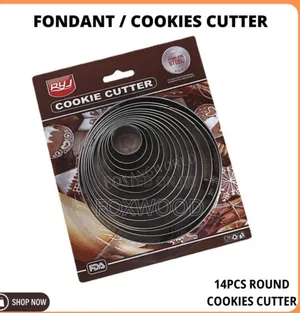 Round Cookie Cake Cutter Set - 14 Pack