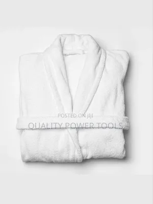 Folded White Bathrobe"