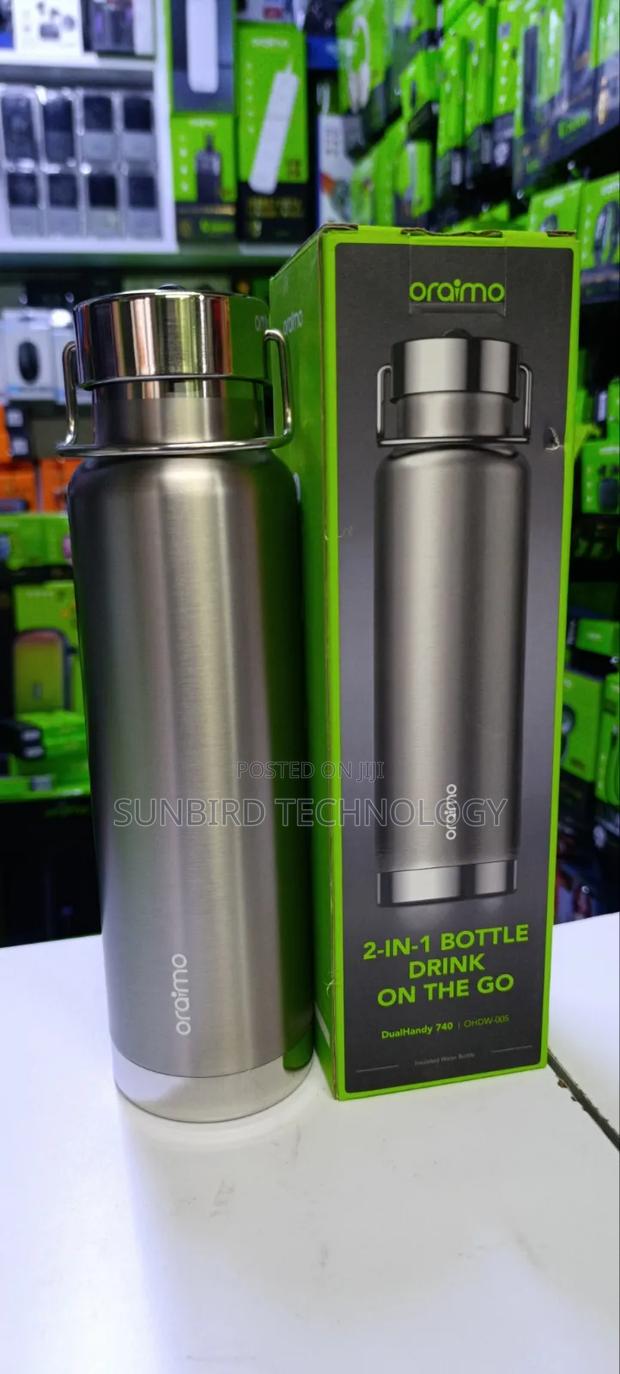Oraimo Dualhandy 740Ml Long Lasting Heat Retention Water Bottle. - thumbnail 2