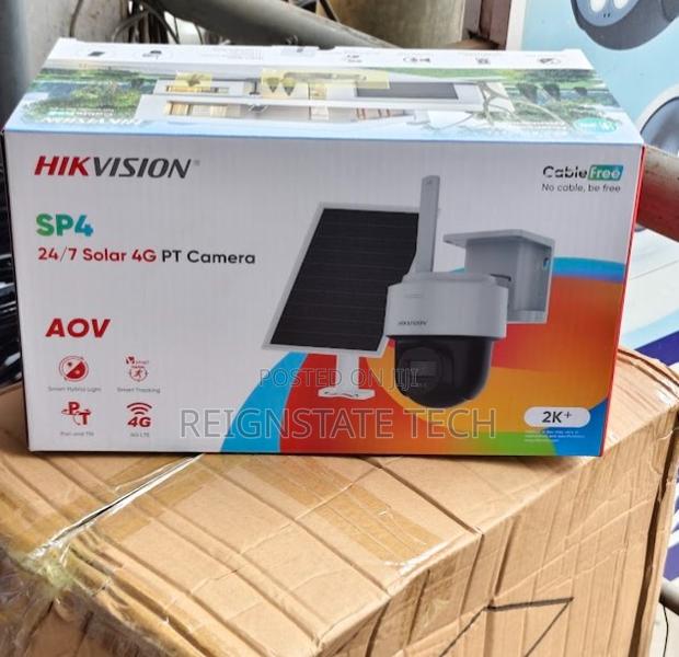 Long Range 4MP Outdoor Solar Powered Simcard PTZ Camera - main view