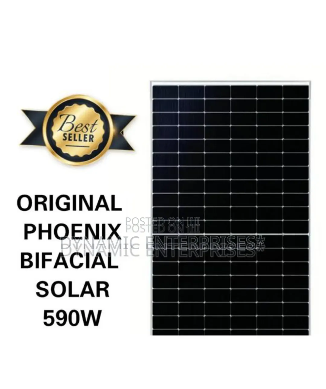 Phoenix Bifacial Solar Panel With a 590w Power Rating