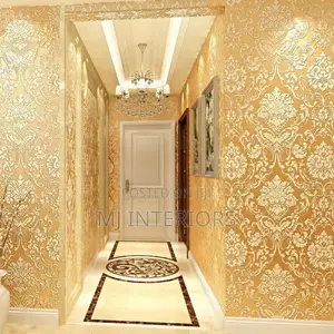 Luxury Home Wallpaper Roll With Professional Fitting