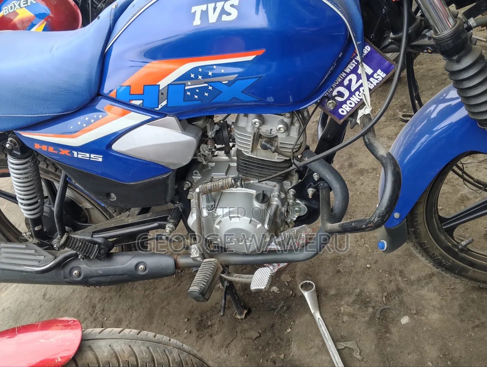 TVS HLX Plus ES 2025 Blue