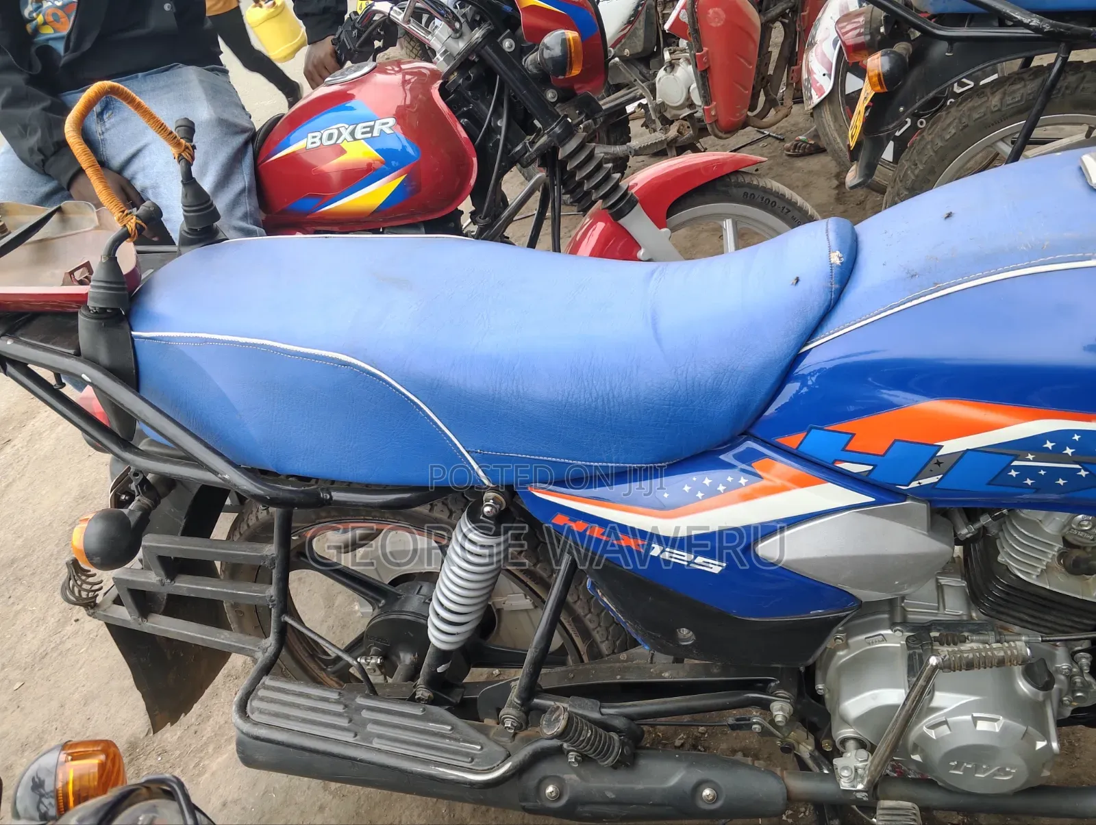 TVS HLX Plus ES 2025 Blue