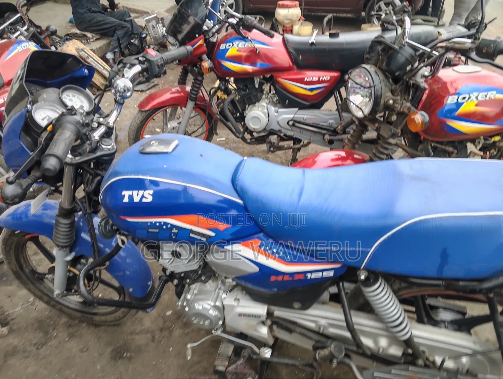 TVS HLX Plus ES 2025 Blue