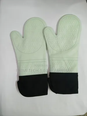 A Pair of Silicone Oven Gloves