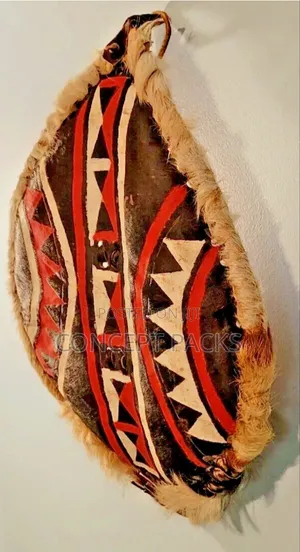 African Kenyan Maasai Warrior Shield Traditional Big Size.