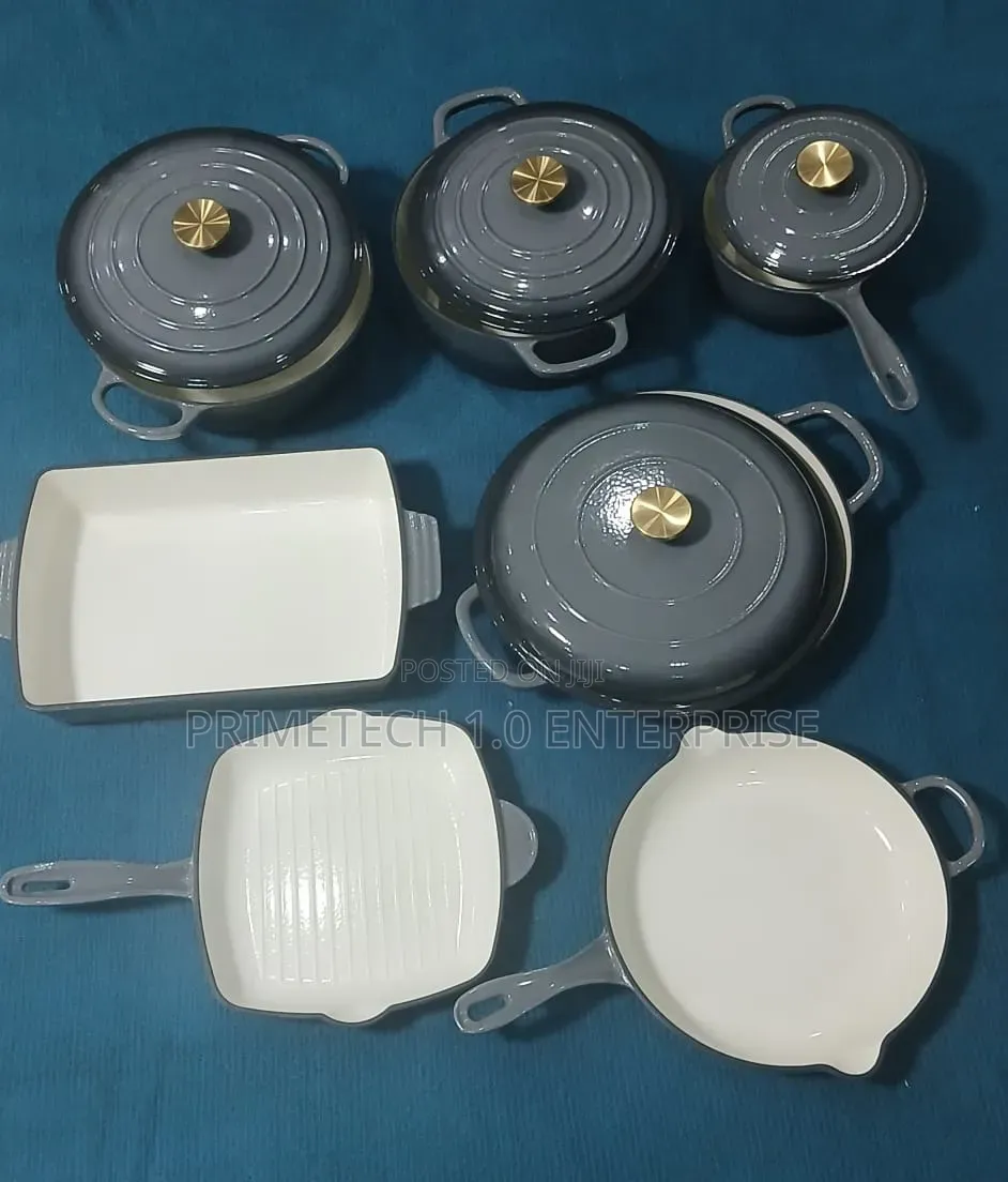 11pc Cast Iron Cookware Set