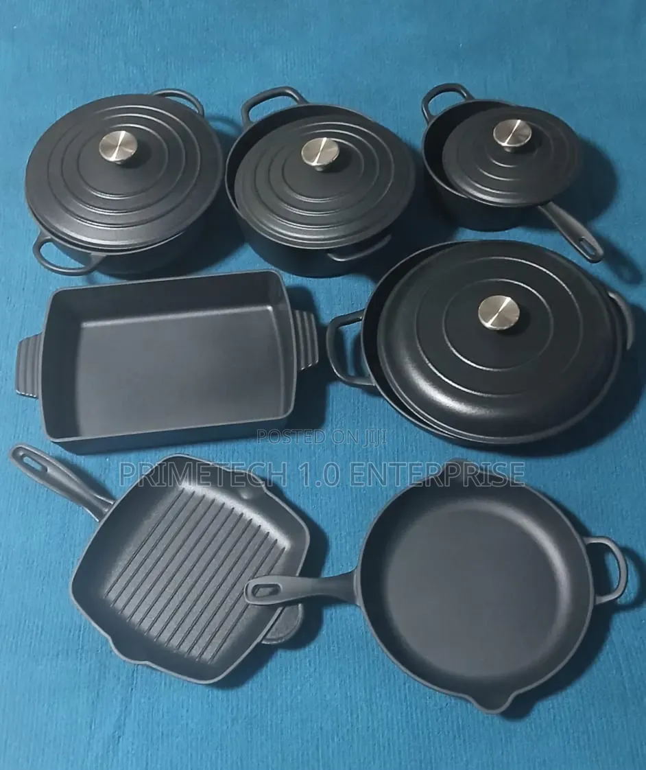 11pc Cast Iron Cookware Set