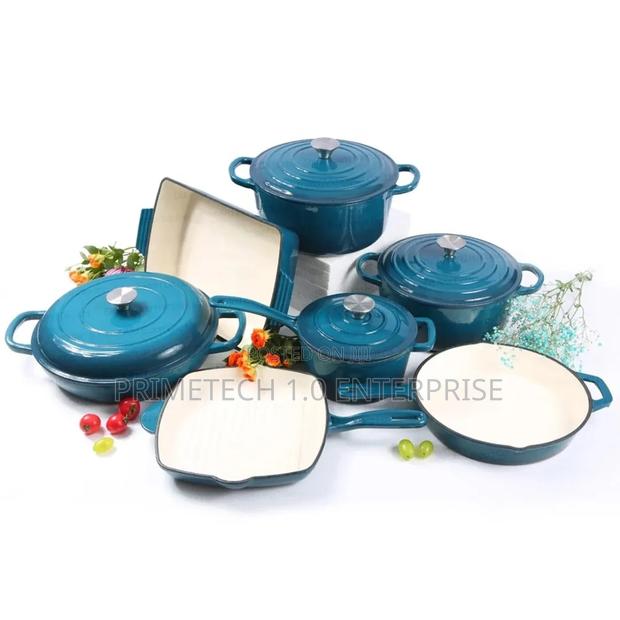 11pc Cast Iron Cookware Set - thumbnail 5