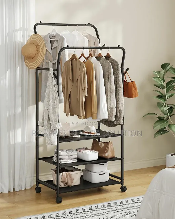 Clothing Rack With Wheels
