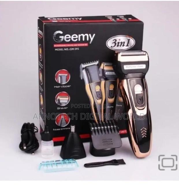 3-in-1 Rechargeable Shaver and Trimmer Set - thumbnail 2