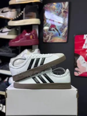 White Adidas VL Court Base Sneakers