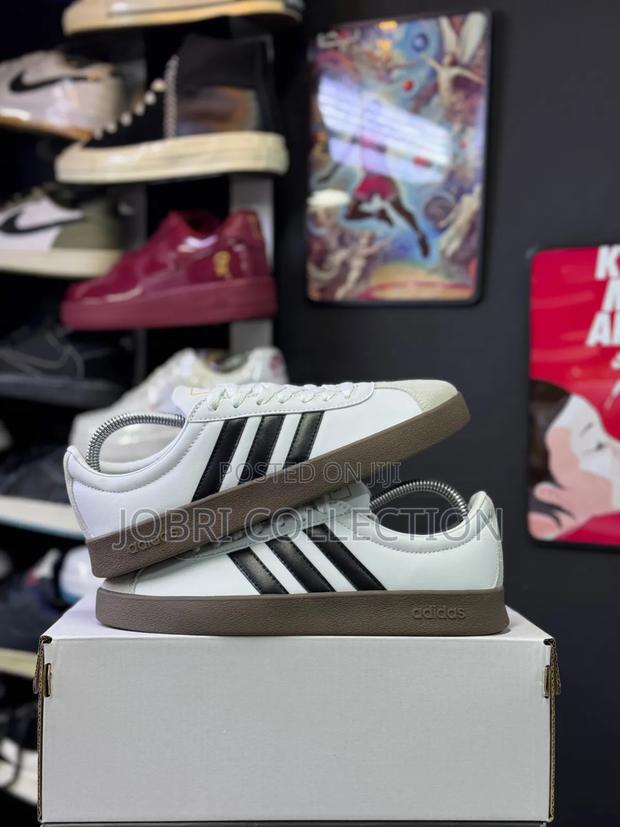 White Adidas VL Court Base Sneakers
