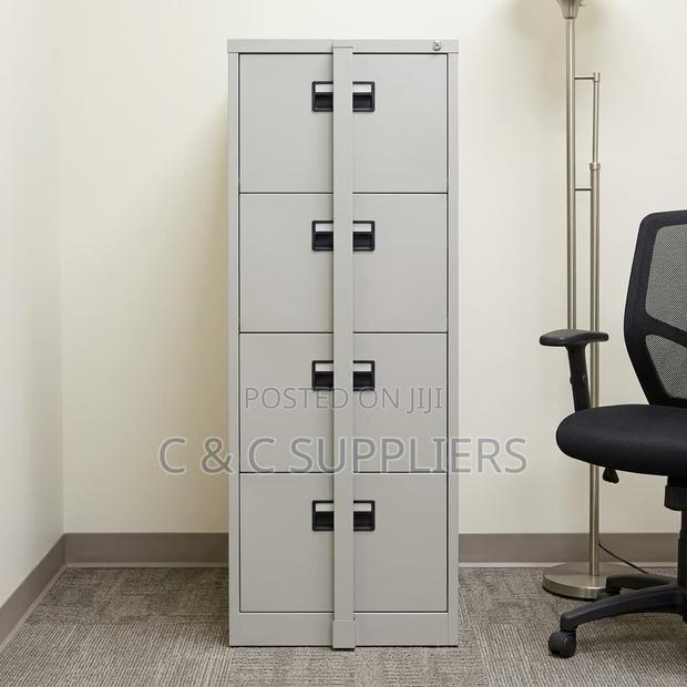4-Drawer Cabinet With Security Bar - main view