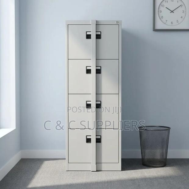 4-Drawer Cabinet With Security Bar - thumbnail 2