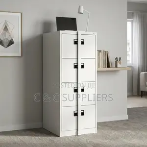 4-Drawer Cabinet With Security Bar