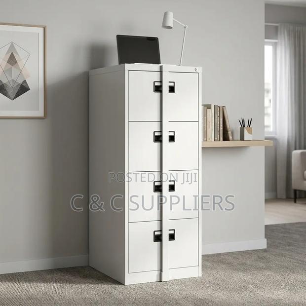 4-Drawer Cabinet With Security Bar - thumbnail 3