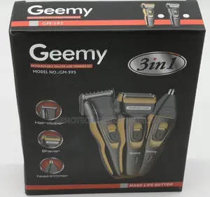 3in1Rechargeable HairClipper NoseTrimmer Shaver Cordless Hair Trimmer