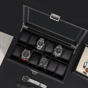 24 Slots Leather Watch Organizer