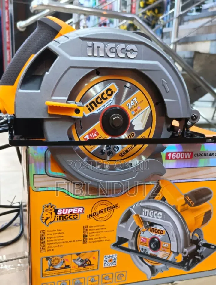 185mm 1600watts INGCO Electric Circular Saw/7Inch Circular Saw