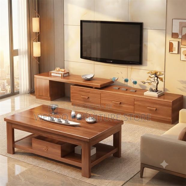 Coffee Table; Mahogany Finished Executive Coffee Table