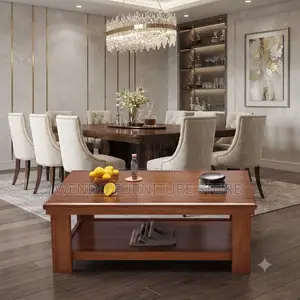 Coffee Table; Mahogany Finished Executive Coffee Table