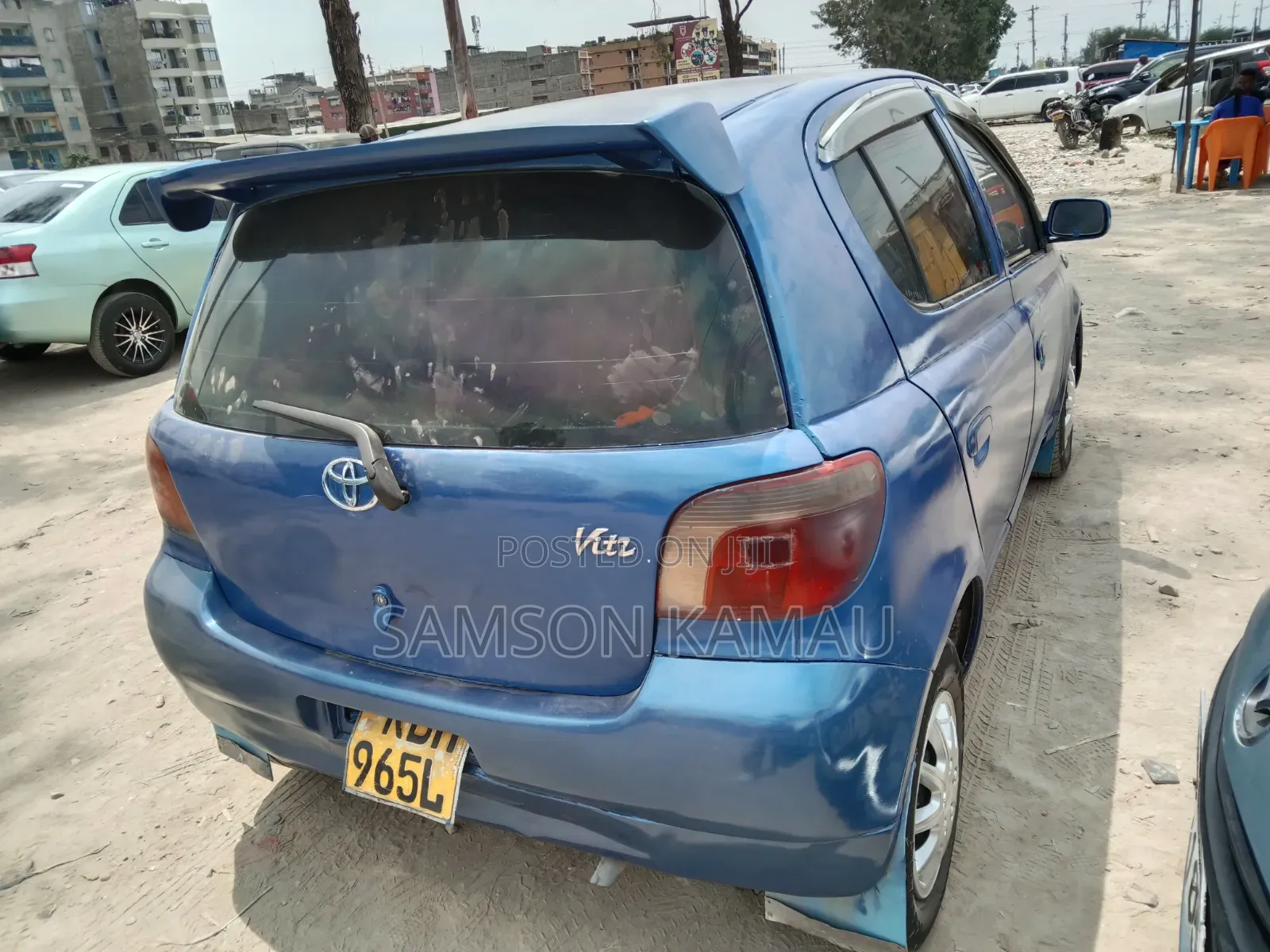 Toyota Vitz 2002 Blue