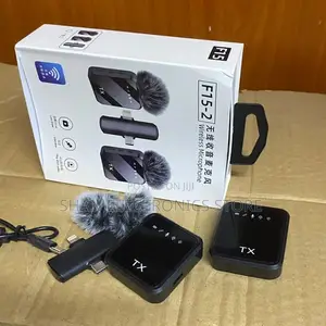 Universal Dual Wireless F11-2 Wireless Lavalier Mic Noise Cancellation