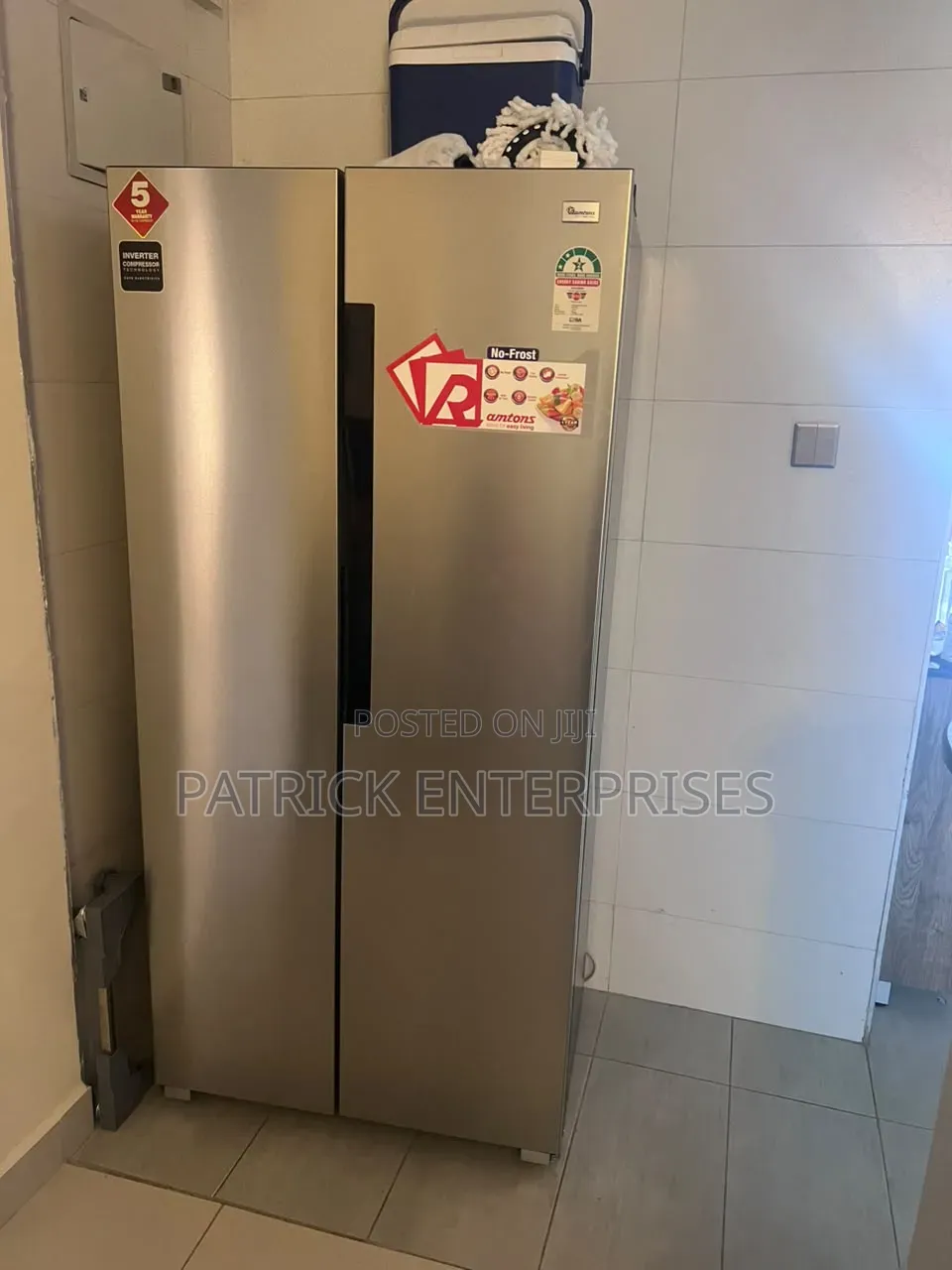 Rantoms 430-Liter Side by Side Refrigerator