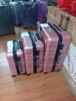 3-in-1 Luxurious Fiber Suitcase